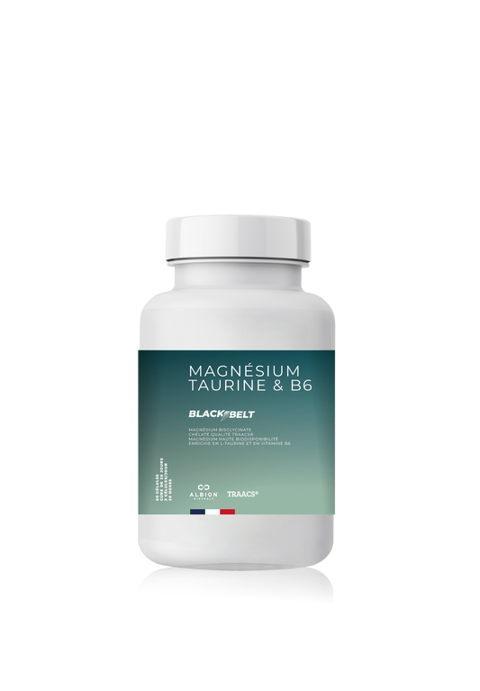 Complexe Magnésium Bisglycinate, Taurine et vitamine B6 Formule minérale de qualité