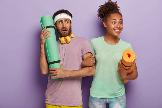 Couple qui reprend le sport