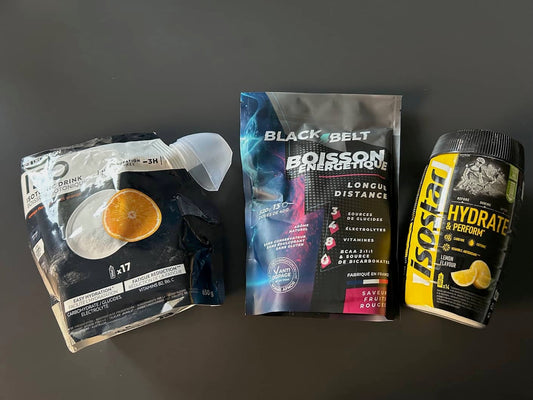 comparatif boisson isotonic balckbelt isostar decathlon apurna