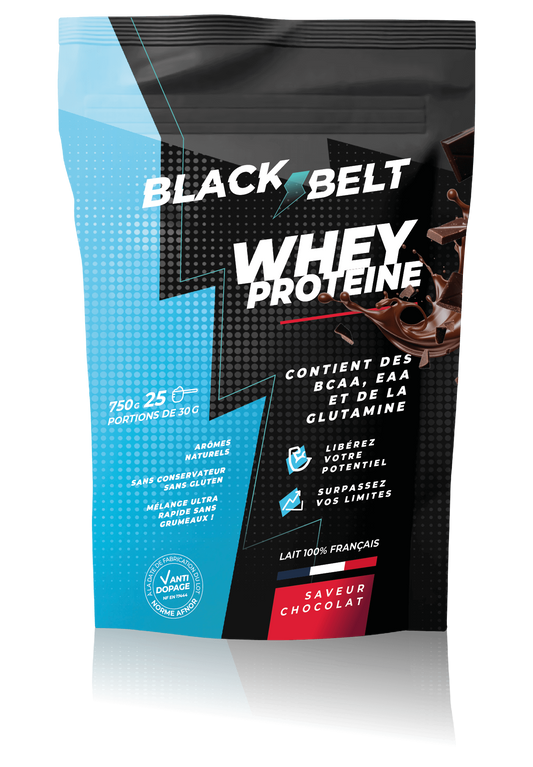 Blackbelt - Whey Proteine - Saveur au choix