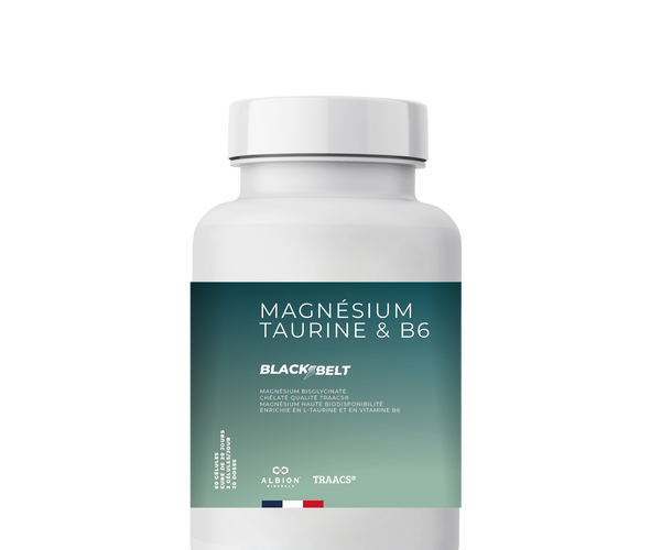 Complément Alimentaire Magnésium + Taurine + Vitamine B6 – 60 Gélules, Haute Absorption, Origine France