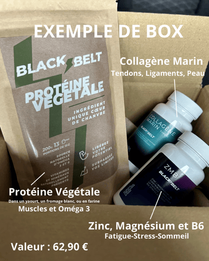 Box Forme et Santé avec abonnement- Produits différents à chaque envoi.